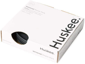 Huskee Cup 3oz Espresso Saucer Set, Four Pack