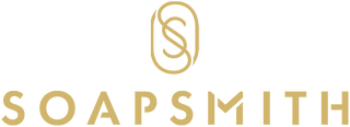 soapsmith logo in gold text