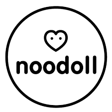 noodoll logo made in the uk toys to play with, design pieces to collect plushes to cuddle