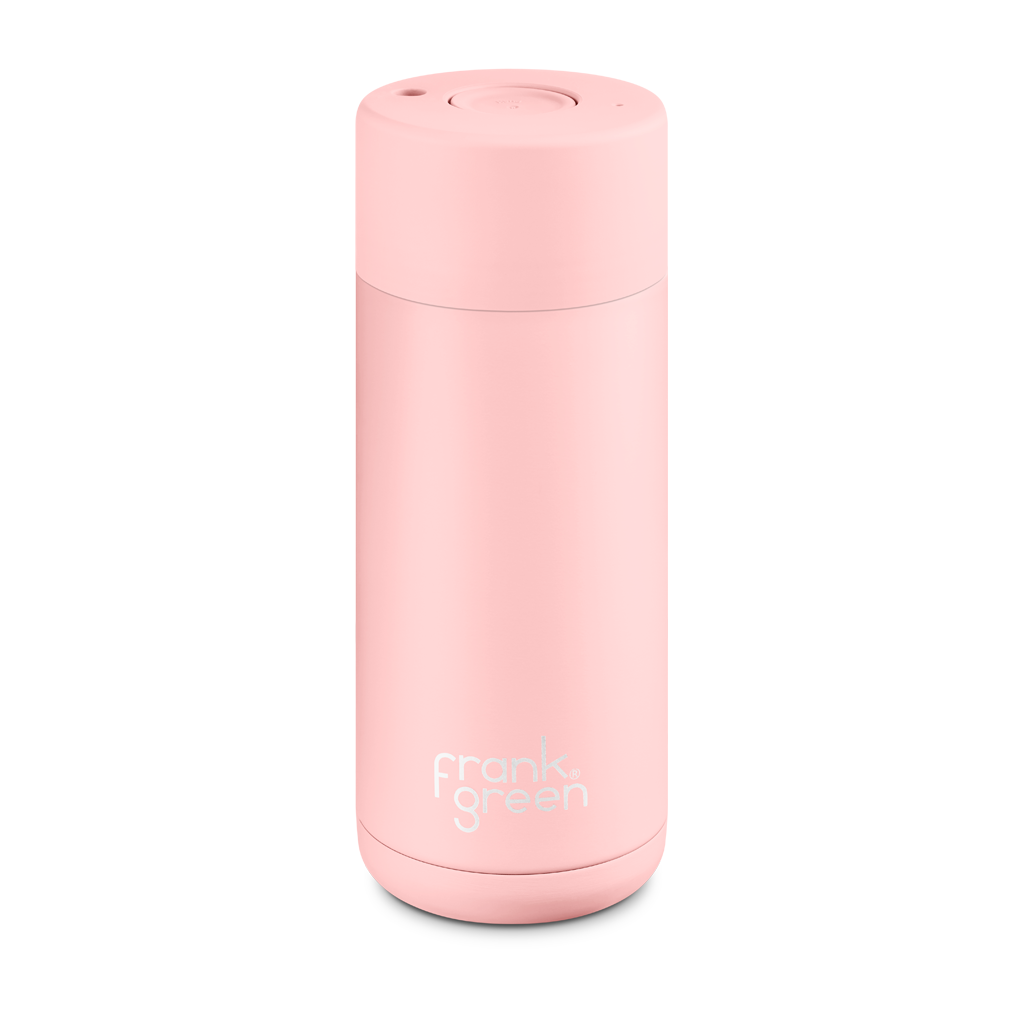 16oz Reusable Ceramic Cup, Blush Pink