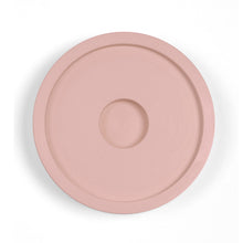 Load image into Gallery viewer, concrete and wax blush pink concrete candle plate
