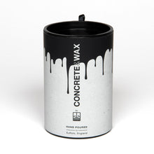Load image into Gallery viewer, Concrete and Wax Hand Poured Soy Wax candle Large Candle Holder Set Box Packaging
