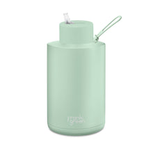 Load image into Gallery viewer, Frank Green 68oz 2L Ceramic Reusable Bottle with Straw Lid in Mint Green
