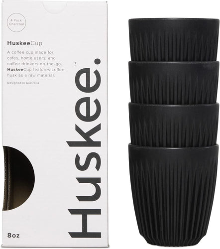 huskee cup packaging for 8oz four pack set of cups