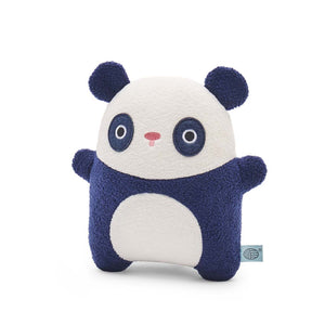 noodoll plush soft toy navy and white ricebamboo character side facing