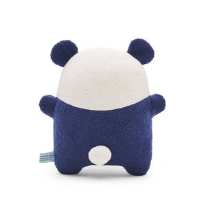 noodoll plush soft toy navy and white ricebamboo character back facing