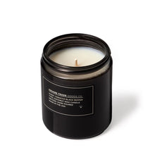 Load image into Gallery viewer, Square Trade Goods Company Glass container candle Tobacco Black Pepper Scent
