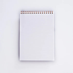 The Completist A5 Wire Bound Notepad Orchard Print