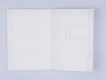 Load image into Gallery viewer, A6 Pocket Weekly Planner, Brush Check Print
