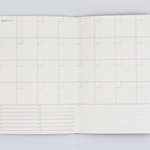 The completist weekly planner A5 size inside pages