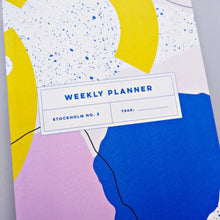 Load image into Gallery viewer, The Completist Weekly Planner Stockholm Abstract Print
