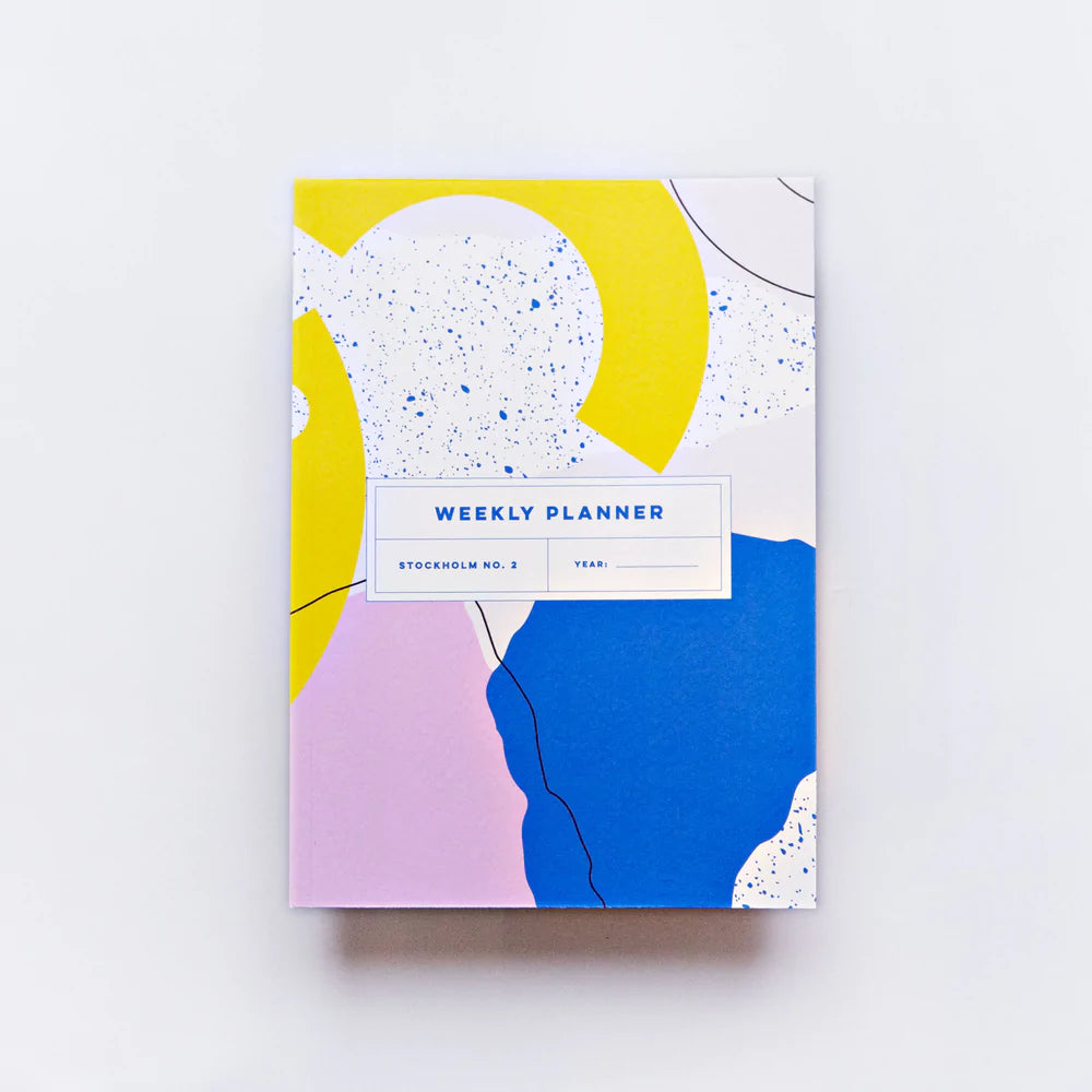 The Completist Weekly Planner Stockholm Abstract Print