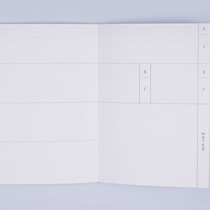 The completist weekly planner A6 pocket size inside pages