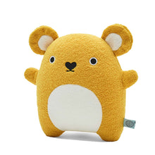 Load image into Gallery viewer, noodoll plush toy bear ricecracker yellow designed in London made in Taiwan
